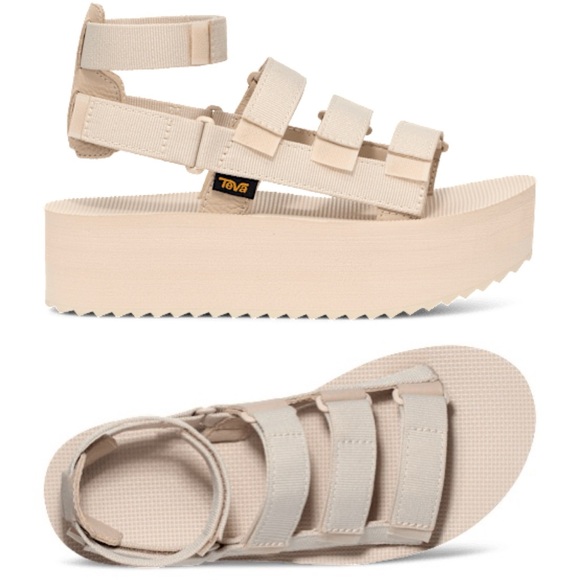 Teva Women's Flatform Mevia Sandal - Picture 1 of 2